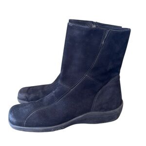 Easy Spirit Black Suede Ultimate Winter Boot Size 9